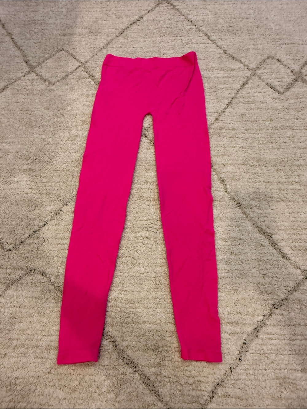 Women's Hot Pink Stretch Leggings Size Small